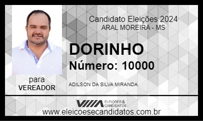 Candidato DORINHO 2024 - ARAL MOREIRA - Eleições