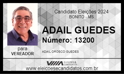 Candidato ADAIL GUEDES 2024 - BONITO - Eleições