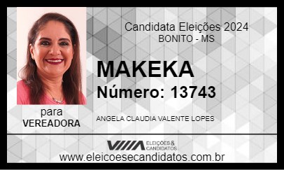 Candidato MAKEKA 2024 - BONITO - Eleições