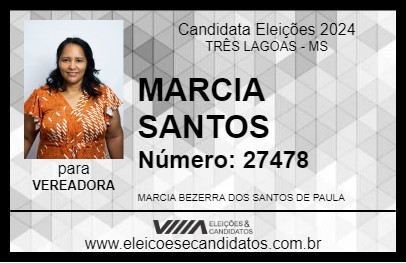 Candidato MARCIA SANTOS 2024 - TRÊS LAGOAS - Eleições