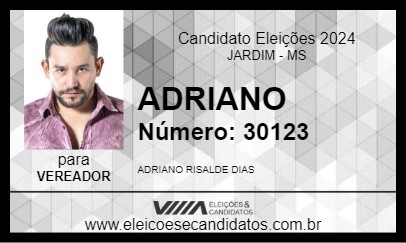 Candidato ADRIANO 2024 - JARDIM - Eleições