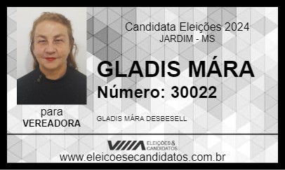 Candidato GLADIS MÁRA 2024 - JARDIM - Eleições