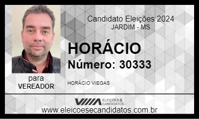 Candidato HORÁCIO 2024 - JARDIM - Eleições