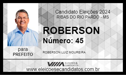 Candidato ROBERSON 2024 - RIBAS DO RIO PARDO - Eleições