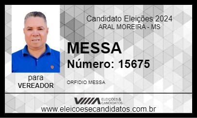 Candidato MESSA 2024 - ARAL MOREIRA - Eleições