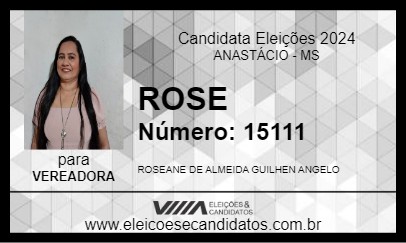 Candidato ROSE 2024 - ANASTÁCIO - Eleições