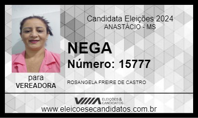 Candidato NEGA 2024 - ANASTÁCIO - Eleições