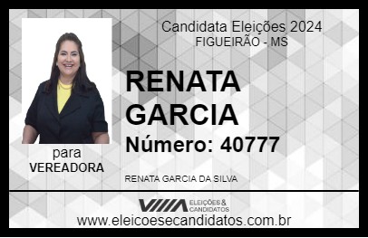 Candidato RENATA GARCIA 2024 - FIGUEIRÃO - Eleições