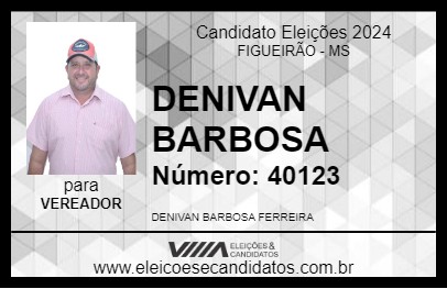 Candidato DENIVAN BARBOSA 2024 - FIGUEIRÃO - Eleições