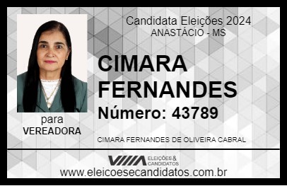 Candidato CIMARA FERNANDES 2024 - ANASTÁCIO - Eleições