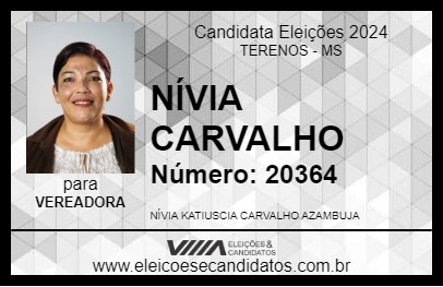 Candidato NÍVIA CARVALHO 2024 - TERENOS - Eleições