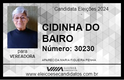 Candidato CIDINHA DO RÁDIO 2024 - CAMPO GRANDE - Eleições