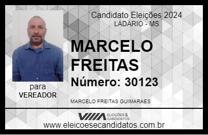 Candidato MARCELO FREITAS 2024 - LADÁRIO - Eleições