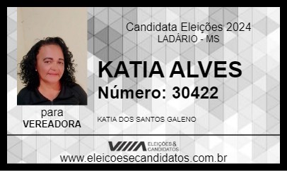 Candidato KATIA ALVES 2024 - LADÁRIO - Eleições