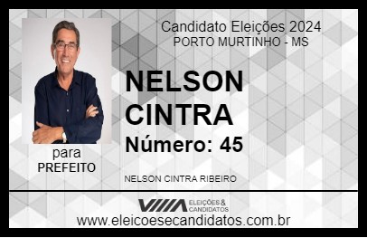 Candidato NELSON CINTRA 2024 - PORTO MURTINHO - Eleições