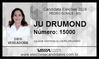 Candidato JU DRUMOND 2024 - PEDRO GOMES - Eleições