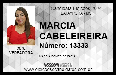 Candidato MARCIA GOMES 2024 - BATAYPORÃ - Eleições