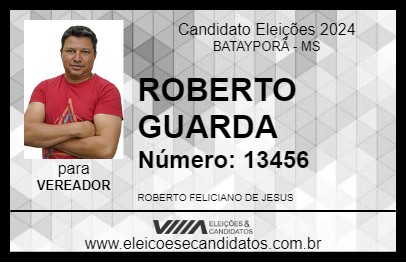 Candidato ROBERTO GUARDA 2024 - BATAYPORÃ - Eleições