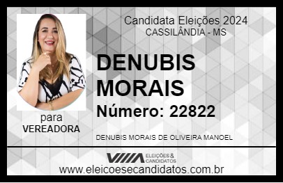 Candidato DENUBIS MORAIS 2024 - CASSILÂNDIA - Eleições