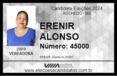 Candidato ERENIR ALONSO 2024 - ROCHEDO - Eleições