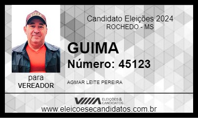 Candidato GUIMA 2024 - ROCHEDO - Eleições