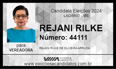 Candidato REJANI RILKE 2024 - LADÁRIO - Eleições