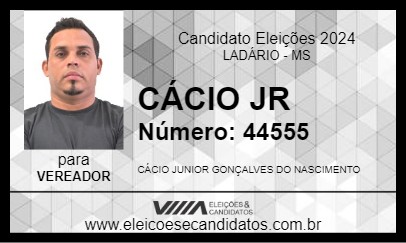 Candidato CÁCIO JR 2024 - LADÁRIO - Eleições