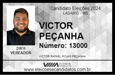 Candidato VICTOR PEÇANHA 2024 - LADÁRIO - Eleições