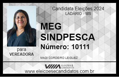 Candidato MEG SINDPESCA 2024 - LADÁRIO - Eleições