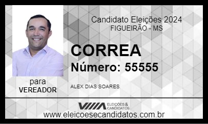 Candidato CORREA 2024 - FIGUEIRÃO - Eleições