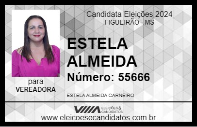 Candidato ESTELA ALMEIDA 2024 - FIGUEIRÃO - Eleições