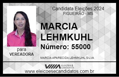 Candidato MARCIA LEHMKUHL 2024 - FIGUEIRÃO - Eleições