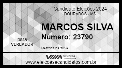 Candidato MARCOS SILVA 2024 - DOURADOS - Eleições