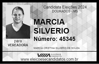 Candidato MARCIA SILVERIO 2024 - DOURADOS - Eleições