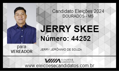 Candidato JERRY SKEE 2024 - DOURADOS - Eleições