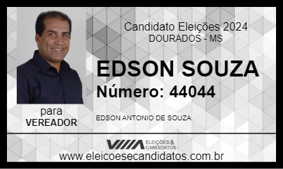 Candidato EDSON SOUZA 2024 - DOURADOS - Eleições