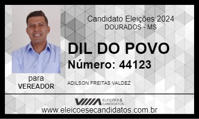 Candidato DIL DO POVO 2024 - DOURADOS - Eleições