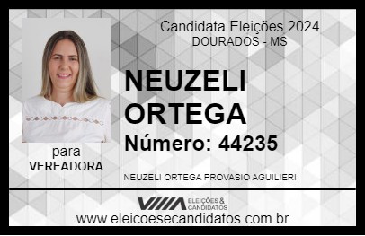 Candidato NEUZELI ORTEGA 2024 - DOURADOS - Eleições