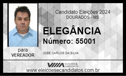 Candidato ELEGÂNCIA 2024 - DOURADOS - Eleições