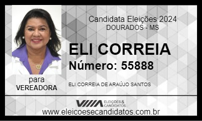 Candidato ELI CORREIA 2024 - DOURADOS - Eleições