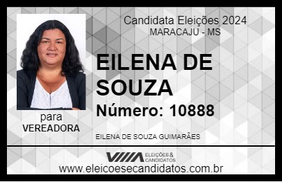 Candidato EILENA DE SOUZA 2024 - MARACAJU - Eleições