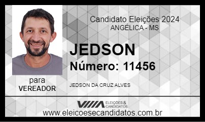 Candidato JEDSON 2024 - ANGÉLICA - Eleições