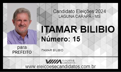 Candidato ITAMAR BILIBIO 2024 - LAGUNA CARAPÃ - Eleições