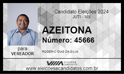 Candidato AZEITONA 2024 - JUTI - Eleições