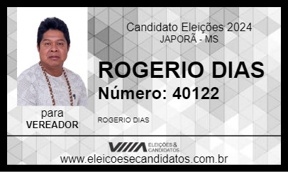 Candidato ROGERIO DIAS 2024 - JAPORÃ - Eleições