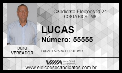 Candidato LUCAS 2024 - COSTA RICA - Eleições