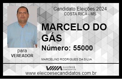 Candidato MARCELO DO GÁS 2024 - COSTA RICA - Eleições