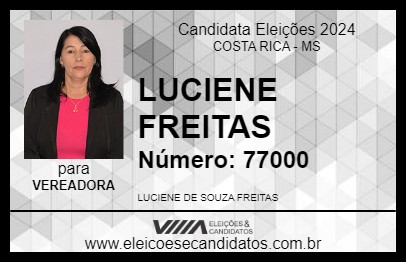 Candidato LUCIENE FREITAS 2024 - COSTA RICA - Eleições