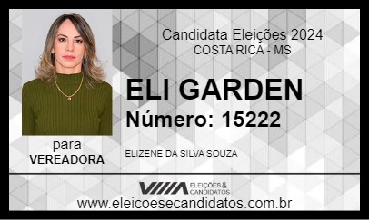 Candidato ELI GARDEN 2024 - COSTA RICA - Eleições