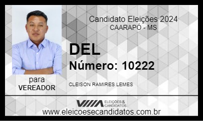 Candidato DEL 2024 - CAARAPÓ - Eleições